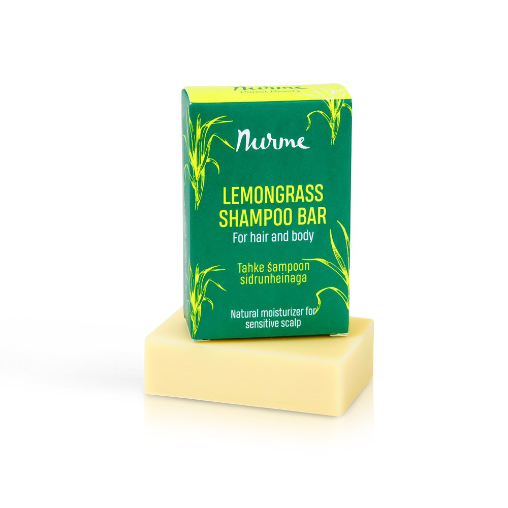 Lemongrass Shampoo Bar – Sensitive Scalp, 100g