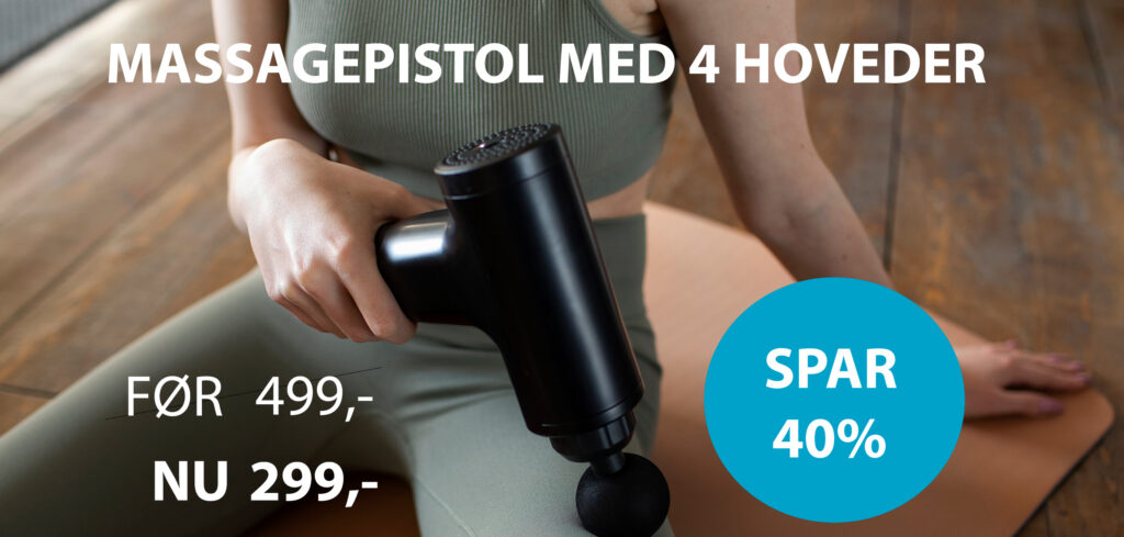 high-angle-woman-using-massage-gun_EDITED MASSAGEPISTOL MED 4 HOVEDER nordiskpleje.dk